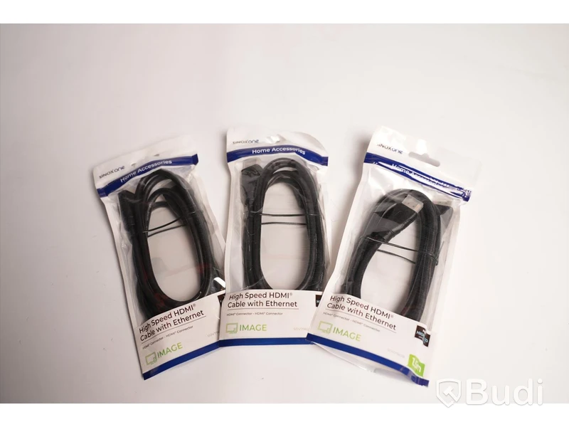 HDMI-kabel 3st, Sinox One High Speed HDMI Cable with Ethernet. Ny, Obruten förpackning.