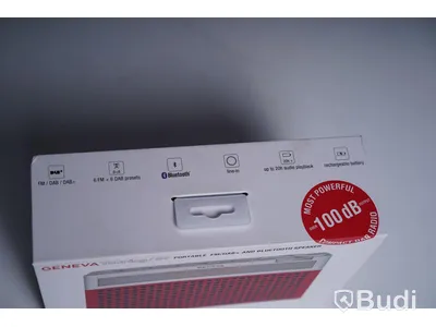 Geneva Touring/S+ - portabel bluetooth högtalare - färg röd