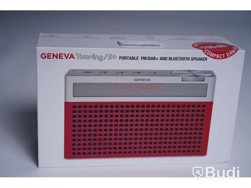 Geneva Touring/S+ - portabel bluetooth högtalare - färg röd
