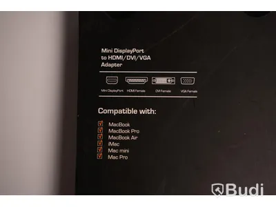Multiadapter, Macline Mini DisplayPort Adapter. Ny, Obruten förpackning.