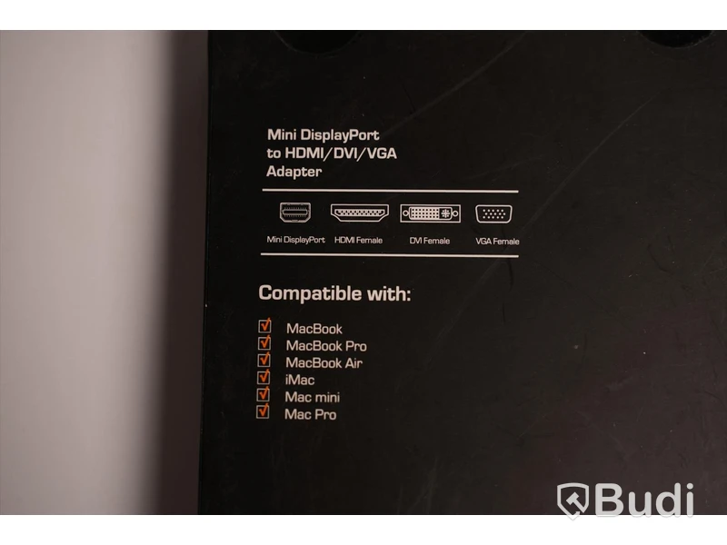 Multiadapter, Macline Mini DisplayPort Adapter. Ny, Obruten förpackning.
