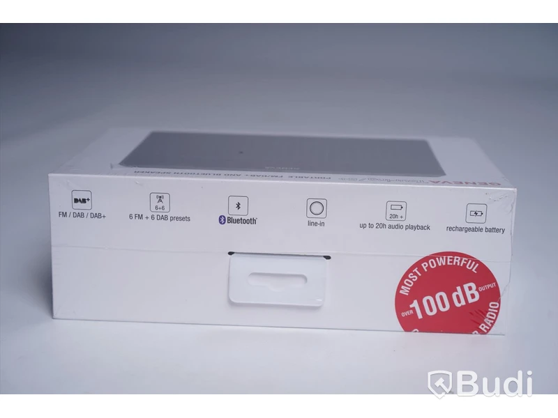 Geneva Touring/S+ - portabel bluetooth högtalare - färg White