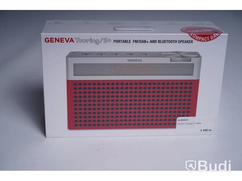 Geneva Touring/S+ - portabel bluetooth högtalare - färg White