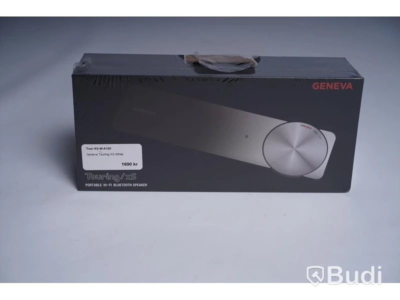 Geneva Tour/xS-portabel bluetooth högtalare - färg White