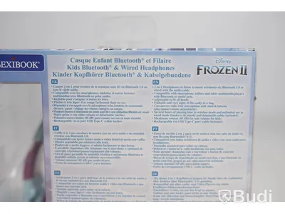 Hörlurar trådlösa - 2 st. Lexibook, Frozen II. Ny, Obruten förpackning.
