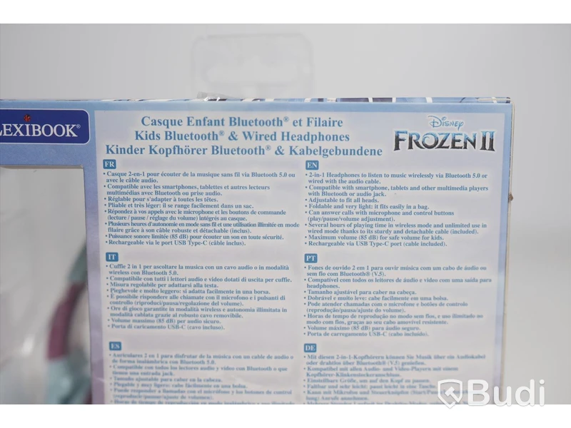 Hörlurar trådlösa - 2 st. Lexibook, Frozen II. Ny, Obruten förpackning.