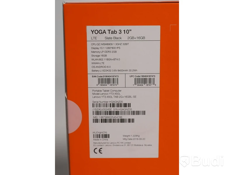 Surfplatta - Lenovo, Yoga tab3. Ny i förpackning.