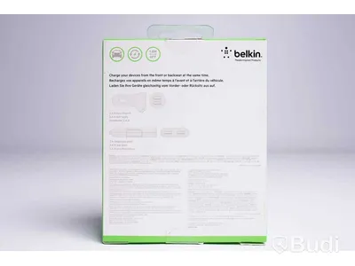 Mobilladdare bil - 2 st, 4-port passenger car charger, Belkin. Ny, Obruten förpackning.