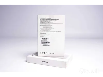 Power bank trådlös - 2 st, Wireless battery pack, passar även Galaxy watch, Samsung. Ny, Obruten förpackning.