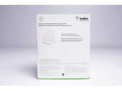 Trådlös laddningsstation - 2 st. 10 W, vit, Belkin. Ny, Obruten förpackning.