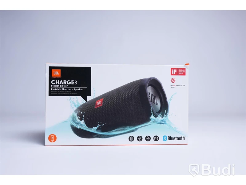 Vattentät bärbar Bluetooth-högtalare. JBL CHARGE 3