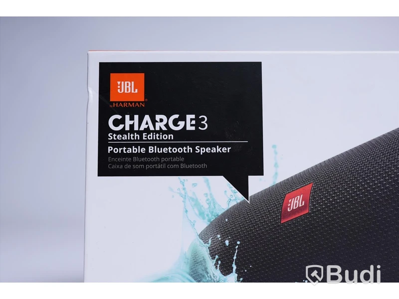 Vattentät bärbar Bluetooth-högtalare. JBL CHARGE 3
