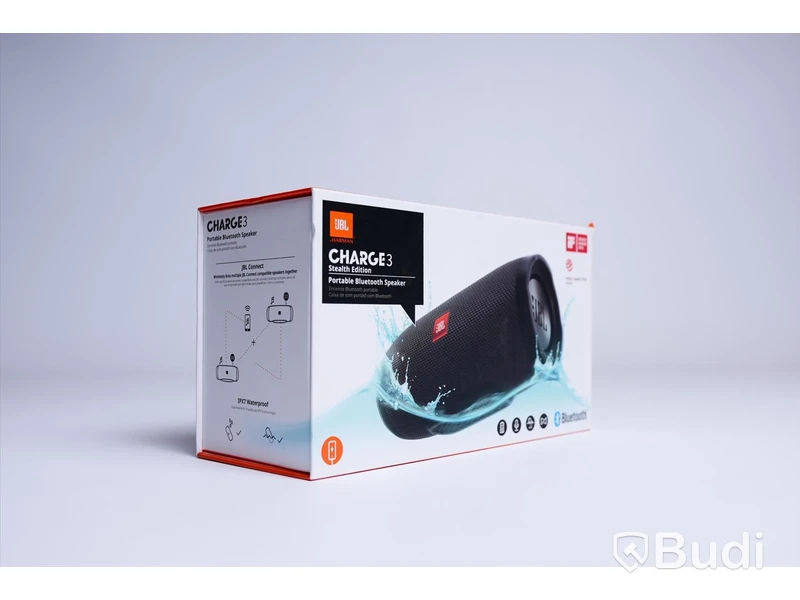 Vattentät bärbar Bluetooth-högtalare. JBL CHARGE 3