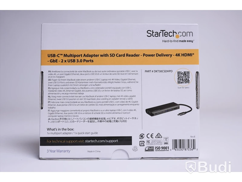 Multiadapter För Macbook och andra UCB-C datorer. Star Tech