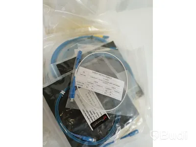 Parti med anslutningskablar fiber