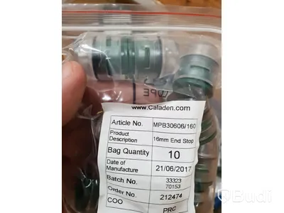 Parti med connectors 16mm end stop