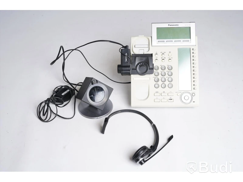 Telefon - panasonic KX-NT366 ink lurlyftare och headset från Sennheiser