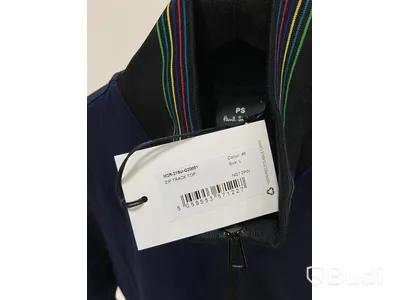 Tröja - Paul Smith Zip Track Top (Storlek L). Nypris 2000kr