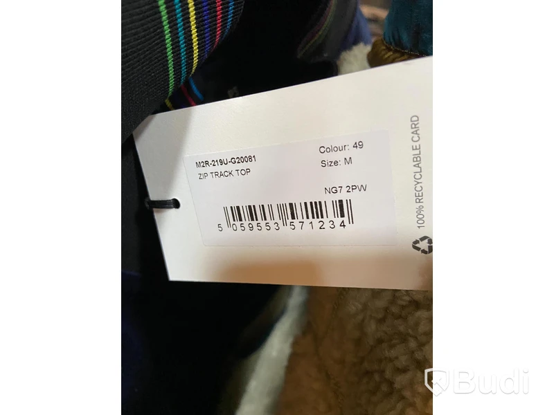Tröja - Paul Smith Zip Track Top (Storlek M). Nypris 2000kr