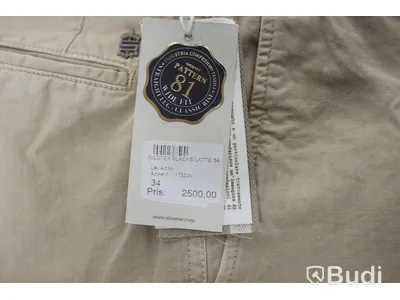 Byxor - Incotex Slacks Latte Wide Fit (W34). Nypris 2500kr