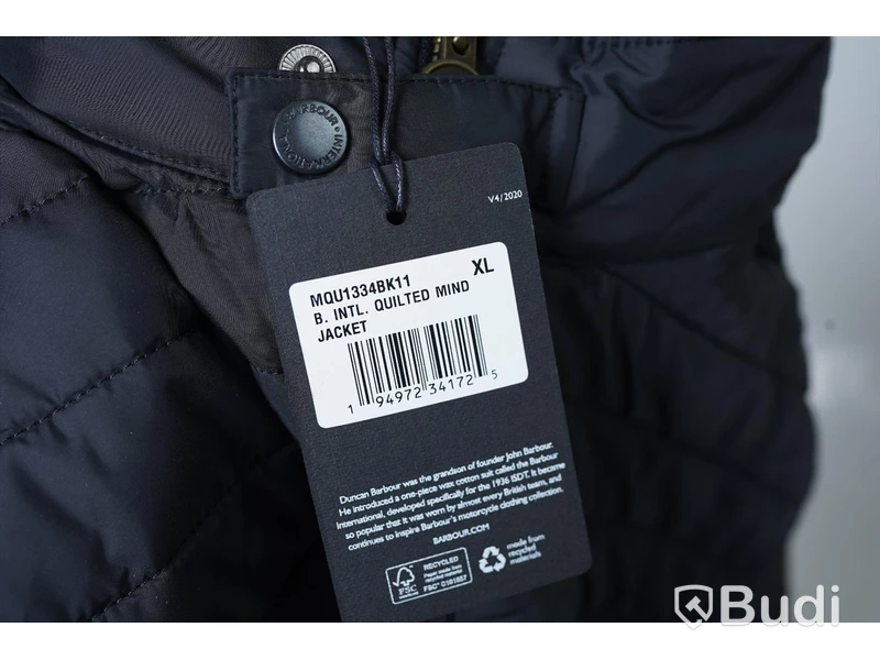 Jacka - Barbour International Quiltet Mind Jacket (Storlek XL). Nypris 1300kr