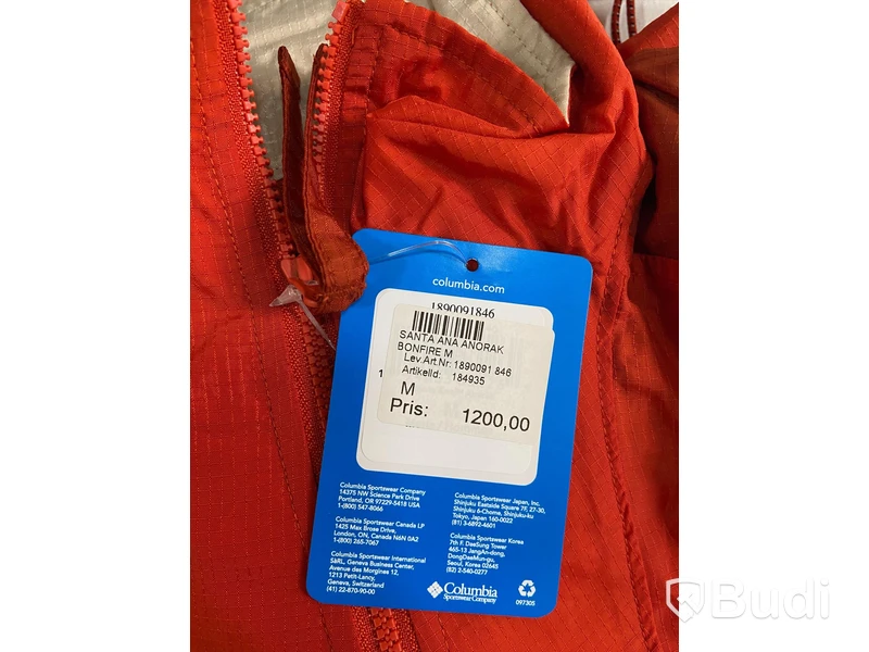Jacka - Columbia Santa Ana Anorak Bonfire (Storlek M). Nypris 1200kr