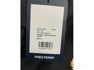 Jacka - Fred Perry Hooded Brentham (Storlek XL). Nypris 1999kr