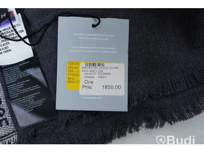 Halsduk- Canada Goose Woven Selvedge Scarf Merino Ull (Storlek one size) Nypris 1850kr