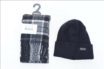 Halsduk och mössa - Barbour Lambwool Scarf, Swinton Beanie (Storlek One size)