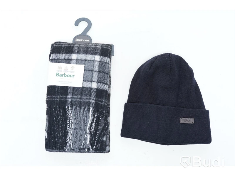 Halsduk och mössa - Barbour Lambwool Scarf, Swinton Beanie (Storlek One size)