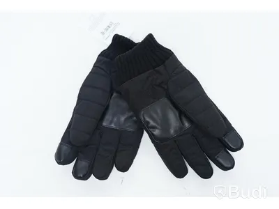Handskar och mössa - Barbour Banff Quilted Gloves (storlek L) , Hackett The Terrace chunky knit (Storlek Onesize)