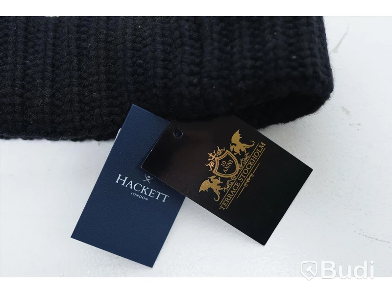 Handskar och mössa - Barbour Banff Quilted Gloves (storlek L) , Hackett The Terrace chunky knit (Storlek Onesize)