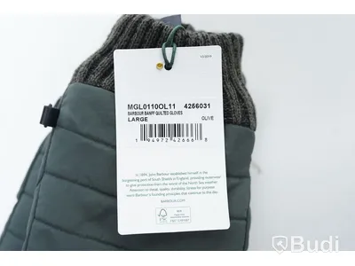 Handskar och paraply - Barbour Banff Quilted Gloves (storlek L) , Barbour Tartan Mini Umbrella
