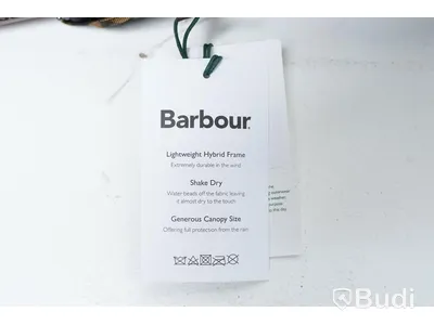 Handskar och paraply - Barbour Banff Quilted Gloves (storlek L) , Barbour Tartan Mini Umbrella