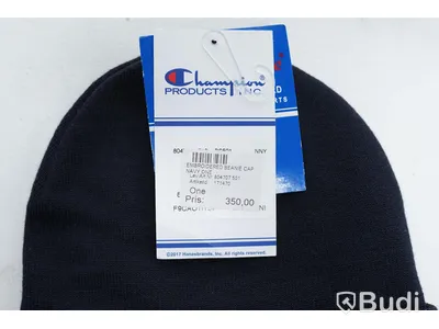 2 st Mössor - Champion Embroidered Beanie cap (storlek Onesize) Hackett London The terrace chunky knit (storlek Onesize)