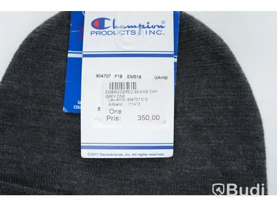 2 st Mössor - Champion Embroidered Beanie cap (storlek Onesize) Hackett London The terrace chunky knit (storlek Onesize)