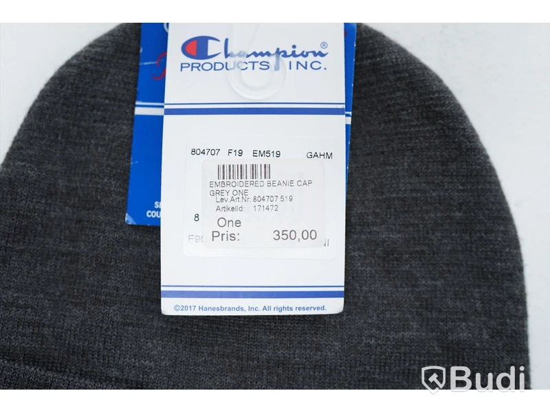 2 st Mössor - Champion Embroidered Beanie cap (storlek Onesize) Hackett London The terrace chunky knit (storlek Onesize)