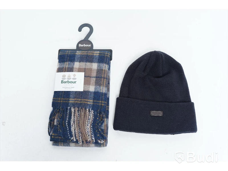 Halsduk och mössa - Barbour Lambwool Scarf, Swinton Beanie (Storlek One size)