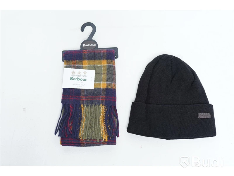 Halsduk och mössa - Barbour Lambwool Scarf, Swinton Beanie (Storlek One size)