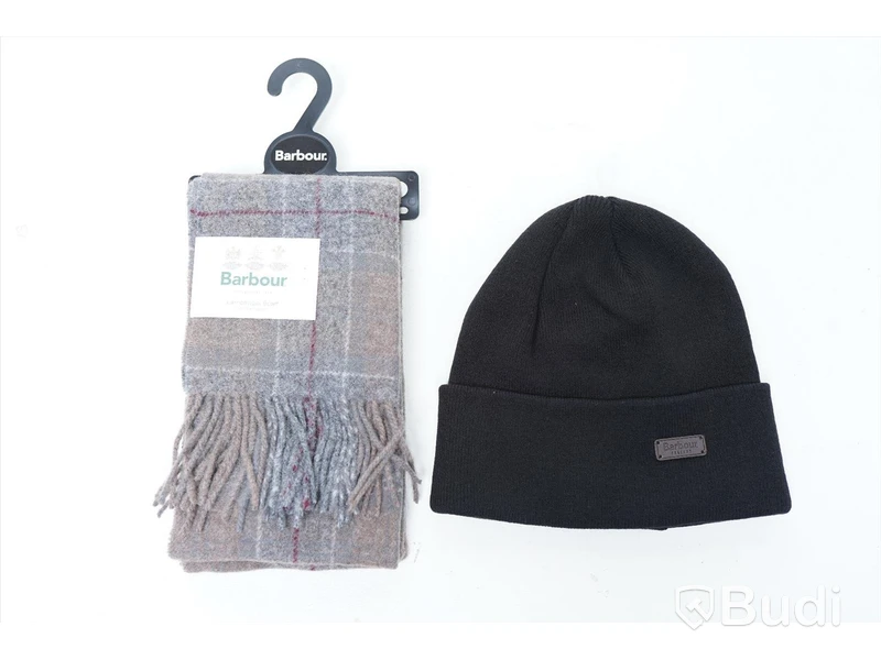 Halsduk och mössa - Barbour Lambwool Scarf, Swinton Beanie (Storlek One size)