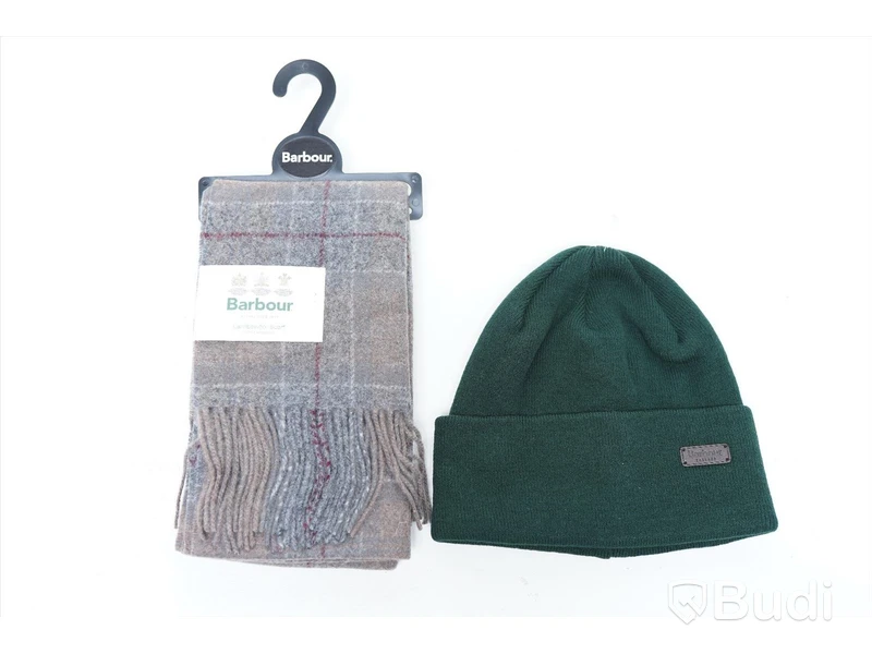 Halsduk och mössa - Barbour Lambwool Scarf, Swinton Beanie (Storlek One size)
