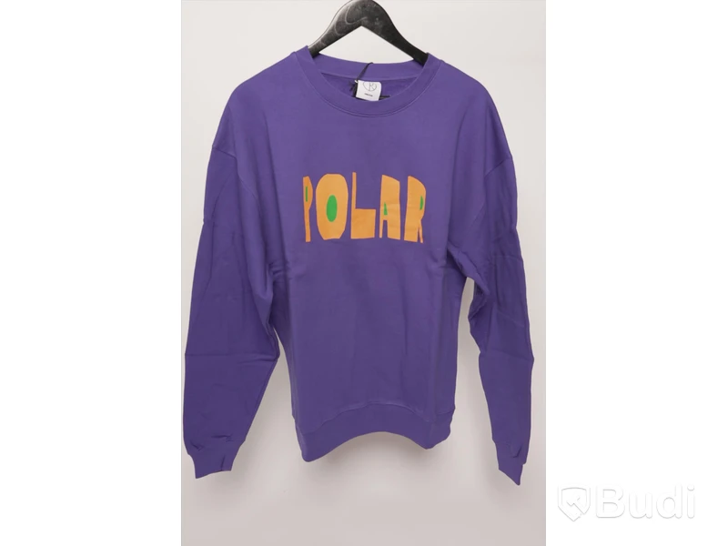 Sweatshirt - Polar Skate Co Cut Logo Crew (Storlek M). Nypris 899kr