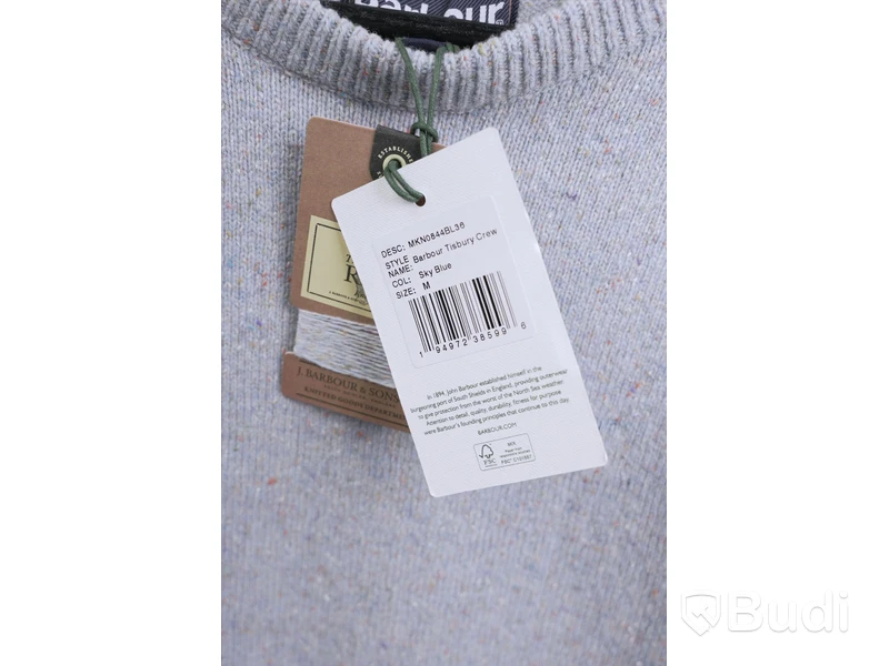 Stickad Tröja - Barbour Tisbury Crew  (Storlek M). Ca Nypris 1100 kr
