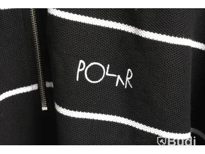 Tröja - POLAR Stripe zip Neck sweat, Svart (Storlek L) Ca Nypris 1200 kr
