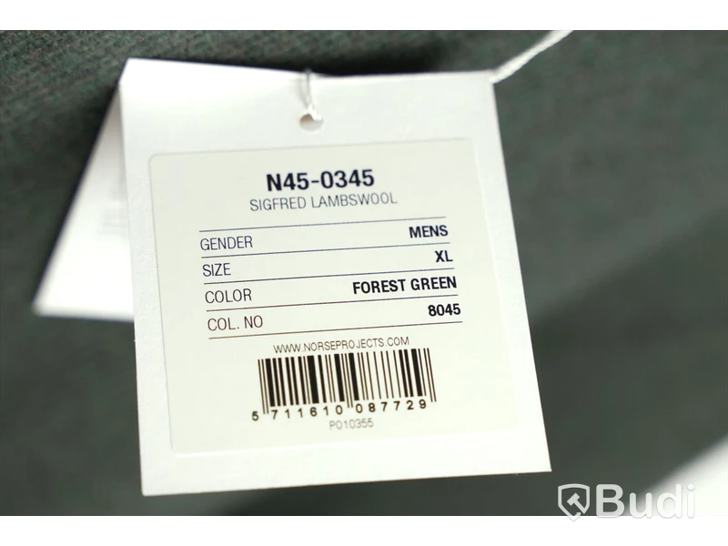 Tröja - NORSE PROJECTS Sigfred Lambswool, Forest Green (Storlek XL) Ca Nypris 1500 kr