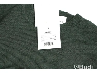 Tröja - NORSE PROJECTS Sigfred Lambswool, Forest Green (Storlek S) Ca Nypris 1500 kr