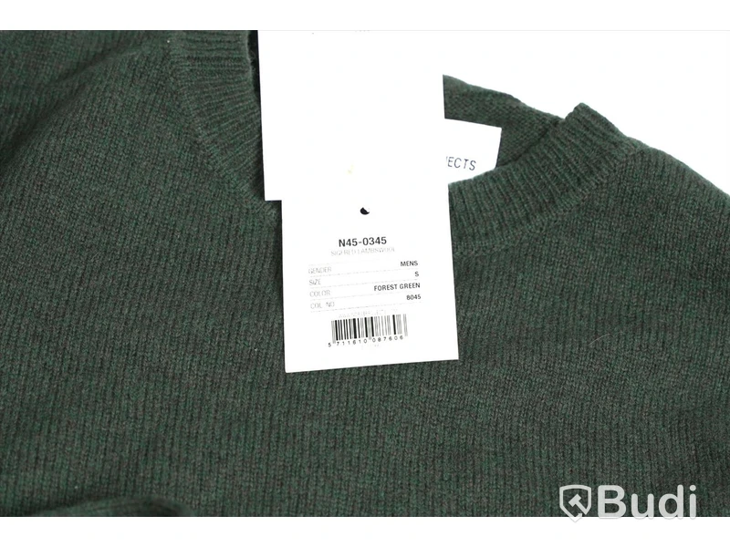 Tröja - NORSE PROJECTS Sigfred Lambswool, Forest Green (Storlek S) Ca Nypris 1500 kr