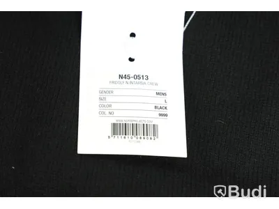 Tröja - NORSE PROJECTS Fridolf N Intarsia Crew, Svart (Storlek L) Ca Nypris 1200 kr