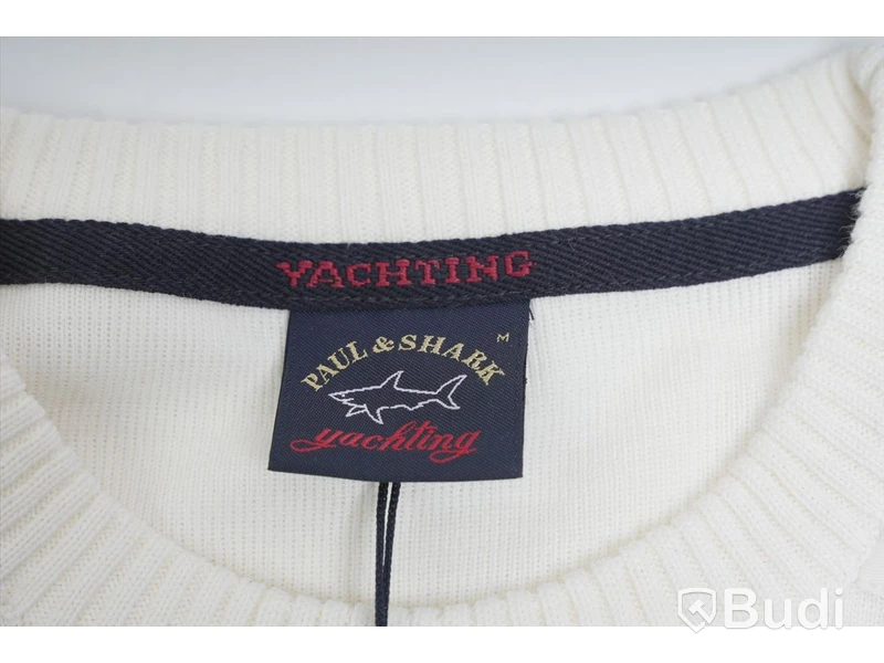 Pullover - PAUL & SHARK yachting,  vit(Storlek S)  Nypris 2600 kr