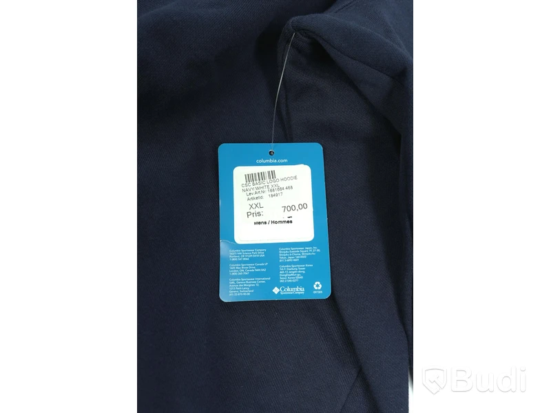 Hoodie - Columbia, CSC Basic logo hoodie, Navy/white (Storlek XXL) Nypris 700kr